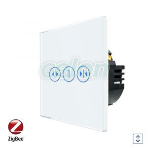 Intrerupator Rulouri cu Touch din Sticla LUXION, Protocol Zigbee Tuya, Prize - Intrerupatoare, Luxion, Luxion