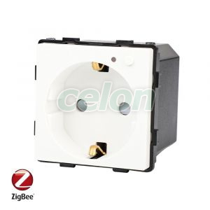 Modul Priza Inteligenta cu Protocol Zigbee si Monitorizare Consum, Fara Rama Din Sticla LUXION, Prize - Intrerupatoare, Luxion, Luxion