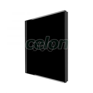 Luxion Panou Intrerupator Triplu cu Touch Din Sticla Negru, Prize - Intrerupatoare, Luxion, Luxion