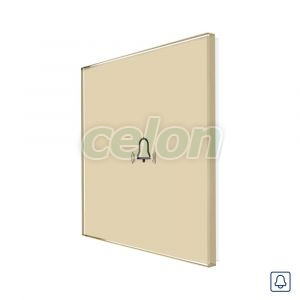 Luxion Panou Buton de Sonerie cu Touch din Sticla Auriu, Prize - Intrerupatoare, Luxion, Luxion