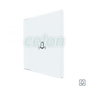 Luxion Panou Buton de Sonerie cu Touch din Sticla Alb, Prize - Intrerupatoare, Luxion, Luxion