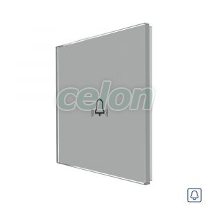 Luxion Panou Buton de Sonerie cu Touch din Sticla Gri, Prize - Intrerupatoare, Luxion, Luxion