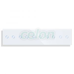 Panou 5 Intrerupatoare Duble cu Touch din Sticla LUXION, Prize - Intrerupatoare, Luxion, Luxion