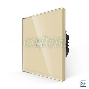 Intrerupator Simplu RF433 cu Touch din Sticla LUXION, Prize - Intrerupatoare, Luxion, Luxion