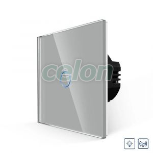 Intrerupator Simplu cu Variator cu Touch din Sticla LUXION, RF433, Prize - Intrerupatoare, Luxion, Luxion