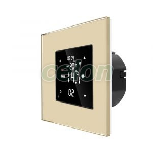 Termostat Wi-Fi pentru incalzirea electrica LUXION cu Rama din Sticla, Prize - Intrerupatoare, Luxion, Luxion
