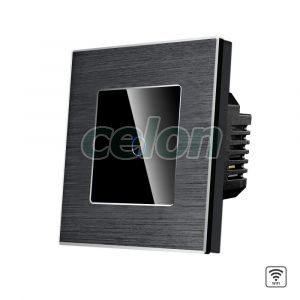 Intrerupator Simplu Wi-Fi cu Touch din Sticla si Rama de Aluminiu LUXION, Prize - Intrerupatoare, Luxion, Luxion