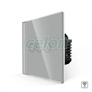 Intrerupator Triplu Wi-Fi cu Touch din Sticla LUXION, Prize - Intrerupatoare, Luxion, Luxion