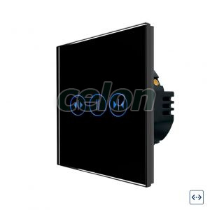 Intrerupator Wi-Fi Draperie cu Touch din Sticla LUXION, Prize - Intrerupatoare, Luxion, Luxion