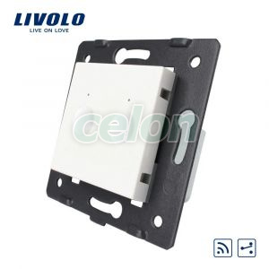 Modul intrerupator dublu cap scara / cruce wireless cu touch LIVOLO, Serie noua, Prize - Intrerupatoare, Livolo, Livolo