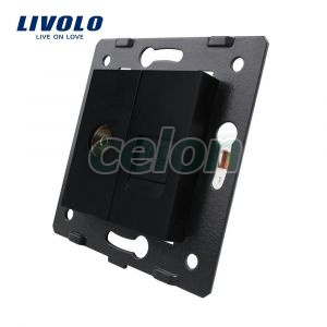 Priza dubla televizor + priza internet Livolo, Prize - Intrerupatoare, Livolo, Livolo