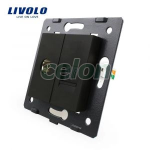 Priza dubla TV + telefon Livolo, Prize - Intrerupatoare, Livolo, Livolo