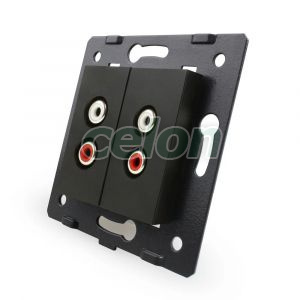 Priza dubla audio Livolo, Prize - Intrerupatoare, Livolo, Livolo