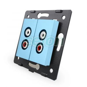 Priza dubla audio Livolo, Prize - Intrerupatoare, Livolo, Livolo