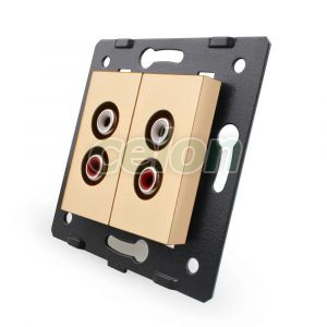 Priza dubla audio Livolo, Prize - Intrerupatoare, Livolo, Livolo