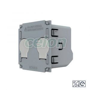 Modul Intrerupator Dublu cu Revenire, Contact Uscat si 12/24V cu Touch LIVOLO - Serie Noua, Prize - Intrerupatoare, Livolo, Livolo