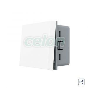 Modul Intrerupator Simplu Mecanic Cap Cruce, 2 Module - Serie Noua, Prize - Intrerupatoare, Livolo, Livolo