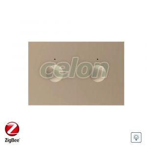 Modul intrerupator cu variator dublu cu touch Livolo standard Italian, protocol ZigBee, Serie noua, Prize - Intrerupatoare, Livolo, Livolo