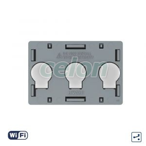 Modul Intrerupator Triplu Cap Scara / Cruce Wi-Fi cu Touch LIVOLO, standard italian – Serie Noua, Prize - Intrerupatoare, Livolo, Livolo