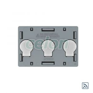 Modul intrerupator triplu wireless cu touch Livolo, standard Italian, Prize - Intrerupatoare, Livolo, Livolo