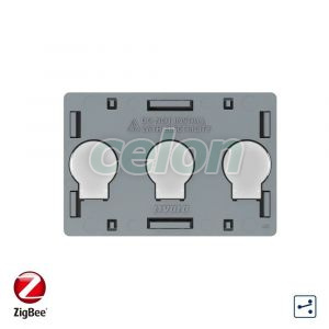 Modul intrerupator triplu cap scara / cruce cu touch Livolo, protocol ZigBee, standard Italian, Prize - Intrerupatoare, Livolo, Livolo