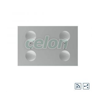 Modul intrerupator cvadruplu cap scara / cap cruce wireless cu touch Livolo standard Italian, Serie noua, Prize - Intrerupatoare, Livolo, Livolo