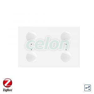 Modul intrerupator cvadruplu cap scara / cap cruce cu touch Livolo, protocol ZigBee, standard Italian, Serie noua, Prize - Intrerupatoare, Livolo, Livolo