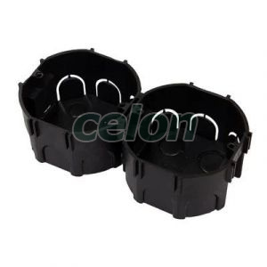 Doza Incastrata Courbi Dubla, Prize - Intrerupatoare, Livolo, Livolo