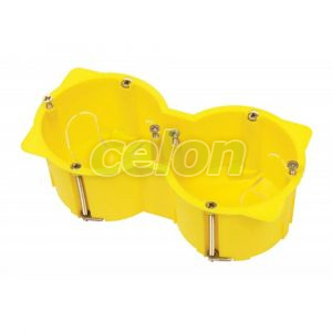 Doza intrerupator pentru rigips dubla COURBI, Prize - Intrerupatoare, Livolo, Livolo