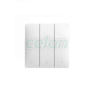 Telecomanda Tripla Tip Comutator, Auto-Alimentata LUXION, Prize - Intrerupatoare, Livolo, Livolo