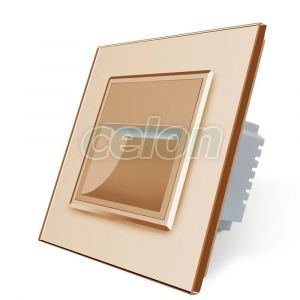 Lampa de veghe LED Livolo cu rama din sticla, Prize - Intrerupatoare, Livolo, Livolo