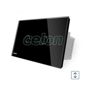 Intrerupator cu touch pentru draperie Livolo din sticla, Standard italian, Prize - Intrerupatoare, Livolo, Livolo