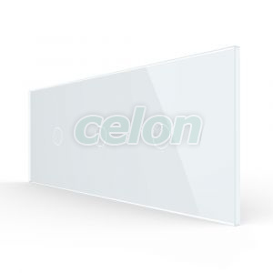 Intrerupator Simplu + Simplu + Simplu cu Touch LIVOLO cu Rama Din Sticla, Standard Italian, 6M, Prize - Intrerupatoare, Livolo, Livolo