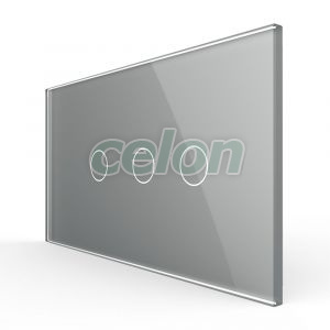 Intrerupator Simplu + Dublu cu Touch LIVOLO cu Rama Din Sticla, Standard Italian, 4M, Prize - Intrerupatoare, Livolo, Livolo