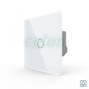 Buton Sonerie cu Touch LIVOLO din Sticla - Serie Noua, Prize - Intrerupatoare, Livolo, Livolo