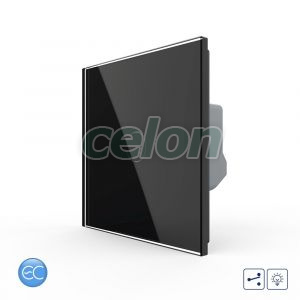 Intrerupator Simplu Cap Scara / Cruce cu Dimmer cu Touch LIVOLO din Sticla - Protocol ZigBee EC, Prize - Intrerupatoare, Livolo, Livolo