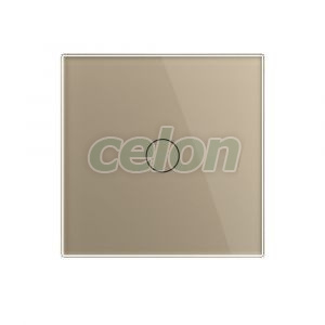 Intrerupator Simplu cu Touch LIVOLO din Sticla - Protocol ZigBee EC, Prize - Intrerupatoare, Livolo, Livolo