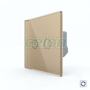 Intrerupator Dublu cu Revenire / Reset cu Touch LIVOLO - Serie Noua, Prize - Intrerupatoare, Livolo, Livolo