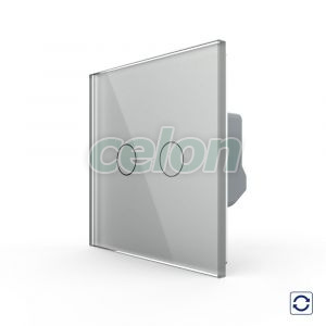 Intrerupator Dublu cu Revenire / Reset cu Touch LIVOLO - Serie Noua, Prize - Intrerupatoare, Livolo, Livolo