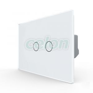 Intrerupator Dublu cu Touch LIVOLO din Sticla – Standard Italian, Prize - Intrerupatoare, Livolo, Livolo