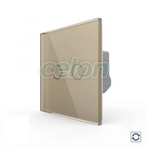 Intrerupator Dublu cu Reset si Contact Uscat LIVOLO - Serie Noua, Prize - Intrerupatoare, Livolo, Livolo