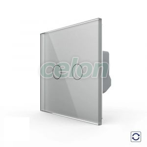 Intrerupator Dublu cu Reset si Contact Uscat LIVOLO - Serie Noua, Prize - Intrerupatoare, Livolo, Livolo