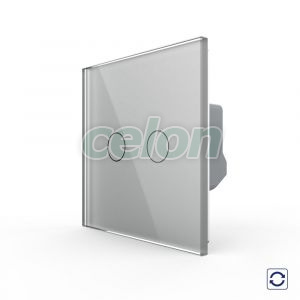 Intrerupator Dublu cu Revenire, Contact Uscat cu Touch LIVOLO - Serie Noua, Prize - Intrerupatoare, Livolo, Livolo