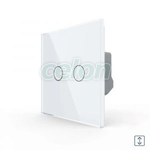 Intrerupator Draperie cu Touch LIVOLO din Sticla - Serie Noua, Prize - Intrerupatoare, Livolo, Livolo