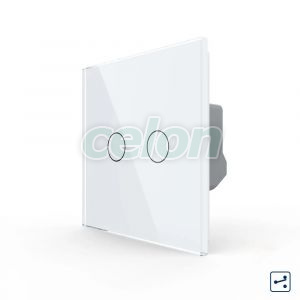 Intrerupator Dublu Cap Scara / Cruce cu Touch LIVOLO - Serie Noua, Prize - Intrerupatoare, Livolo, Livolo