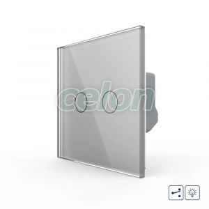 Intrerupator Dublu Cap Scara / Cruce cu Variator si Touch LIVOLO - Serie Noua, Prize - Intrerupatoare, Livolo, Livolo