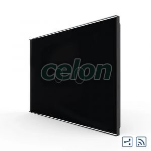 Intrerupator Dublu Cap Scara / Cruce Wireless cu Touch LIVOLO din Sticla – Standard Italian, Prize - Intrerupatoare, Livolo, Livolo