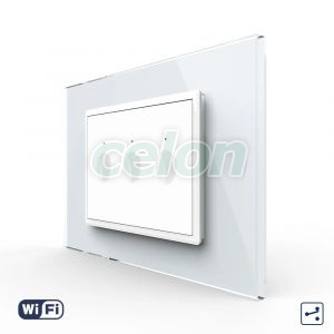 Intrerupator Triplu Cap Scara / Cruce Wi-Fi cu Touch LIVOLO, standard italian – Serie Noua, Alb, Prize - Intrerupatoare, Livolo, Livolo