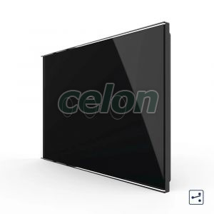 Intrerupator triplu cap scara / cruce cu touch Livolo din sticla, standard italian - Serie noua, Prize - Intrerupatoare, Livolo, Livolo