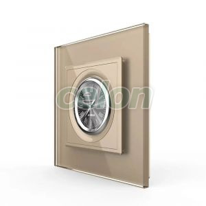 Ceas Mecanic Livolo cu Rama din Sticla Securizata, Prize - Intrerupatoare, Livolo, Livolo